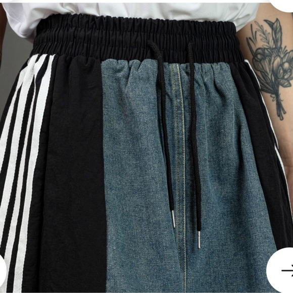 Kate Hewko Denim/athleisure skirt - Picture 11 of 14